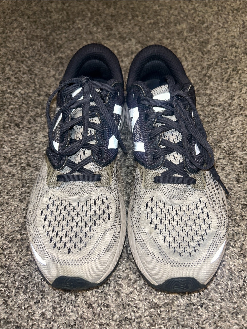 New Balance Athletic Running Shoes in various grays